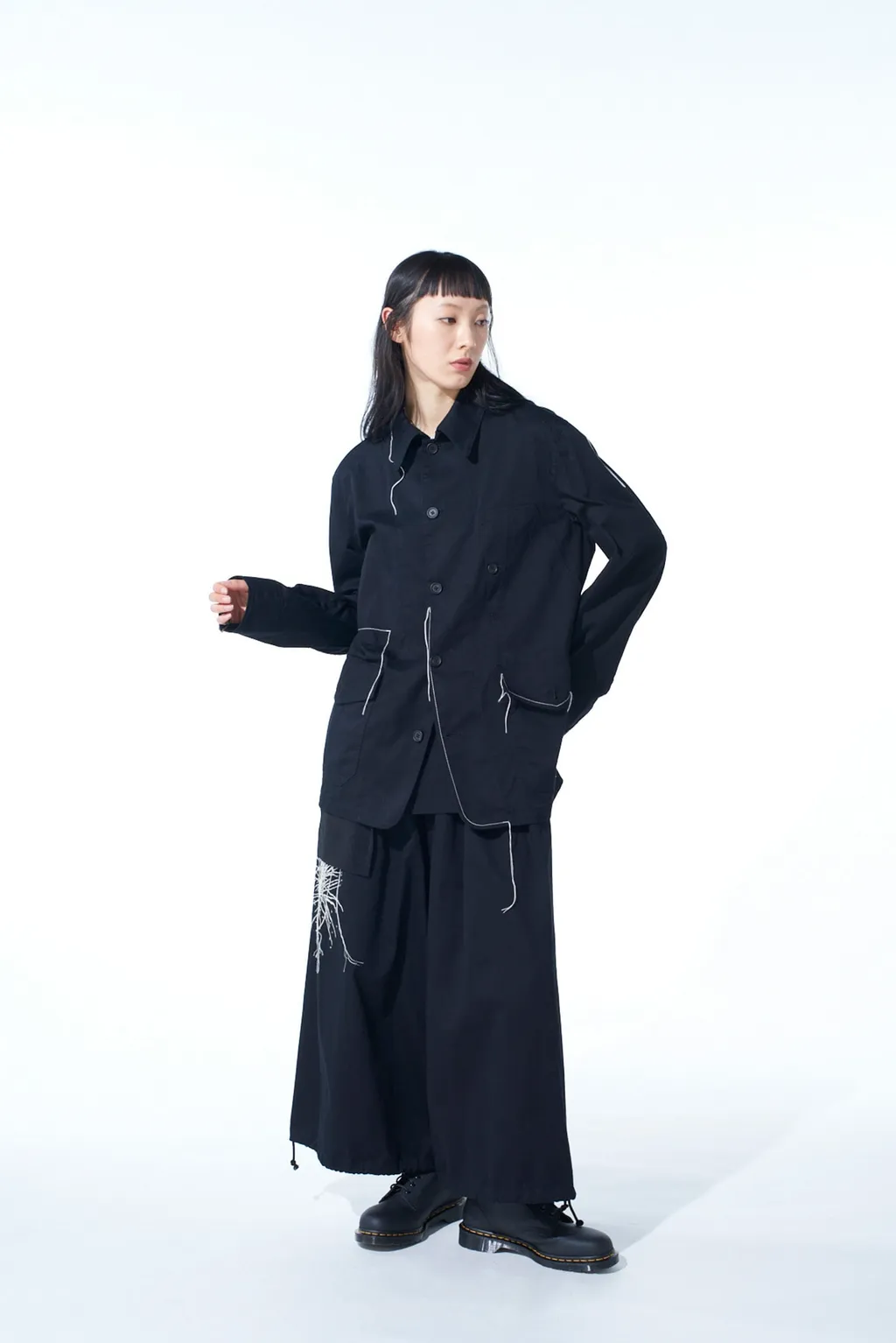 Cotton Twill Color Stitching Coveralls