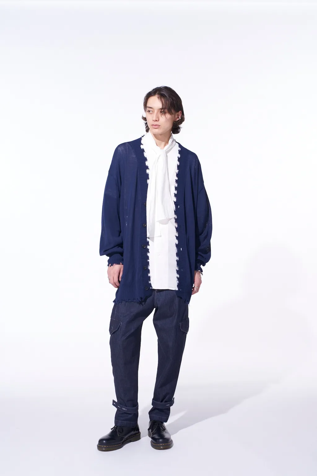 7Oz Two-Tone Denim M-59 Cargo Pants