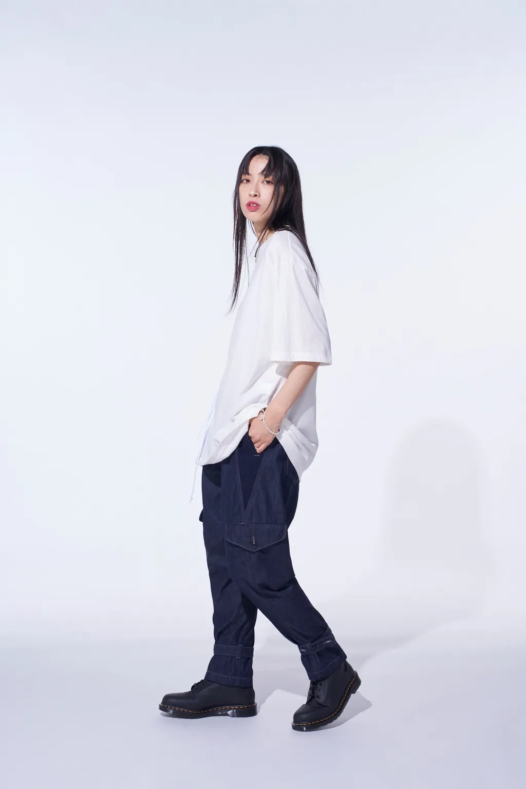 7Oz Two-Tone Denim M-59 Cargo Pants