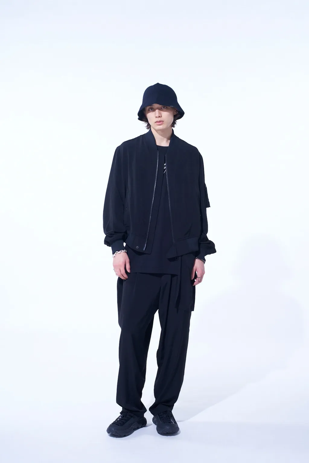 Crepe De Chine Bomber Jacket