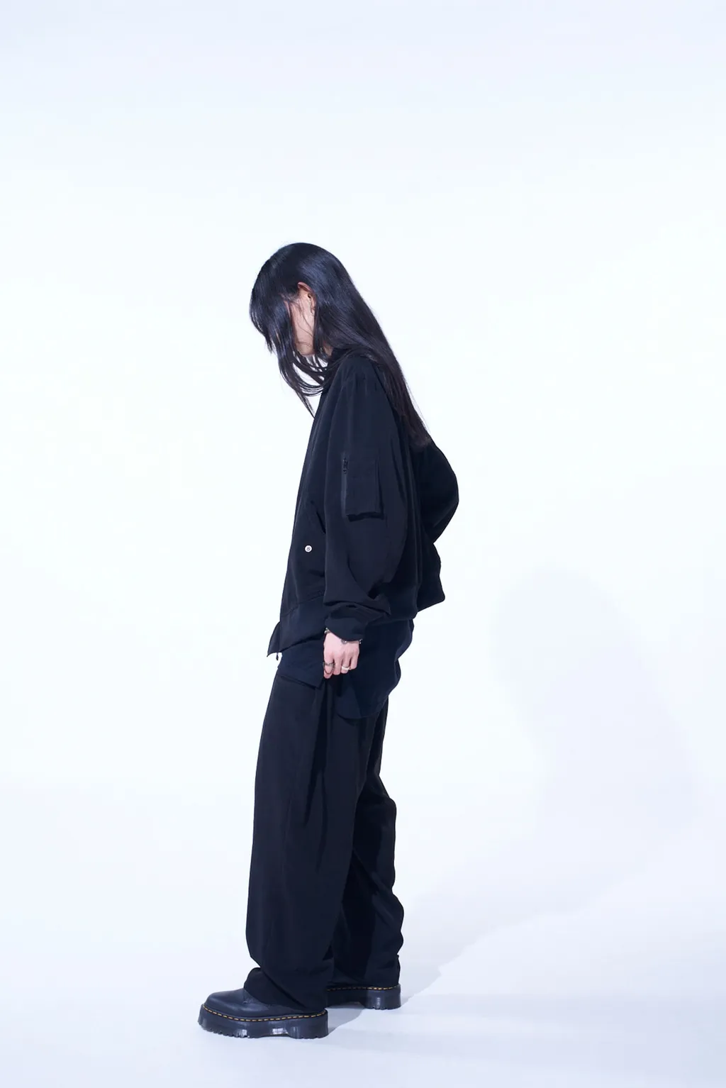 Crepe De Chine Bomber Jacket