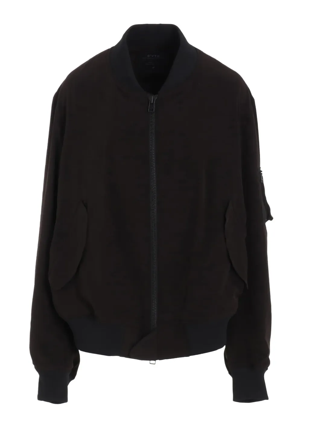 Crepe De Chine Bomber Jacket
