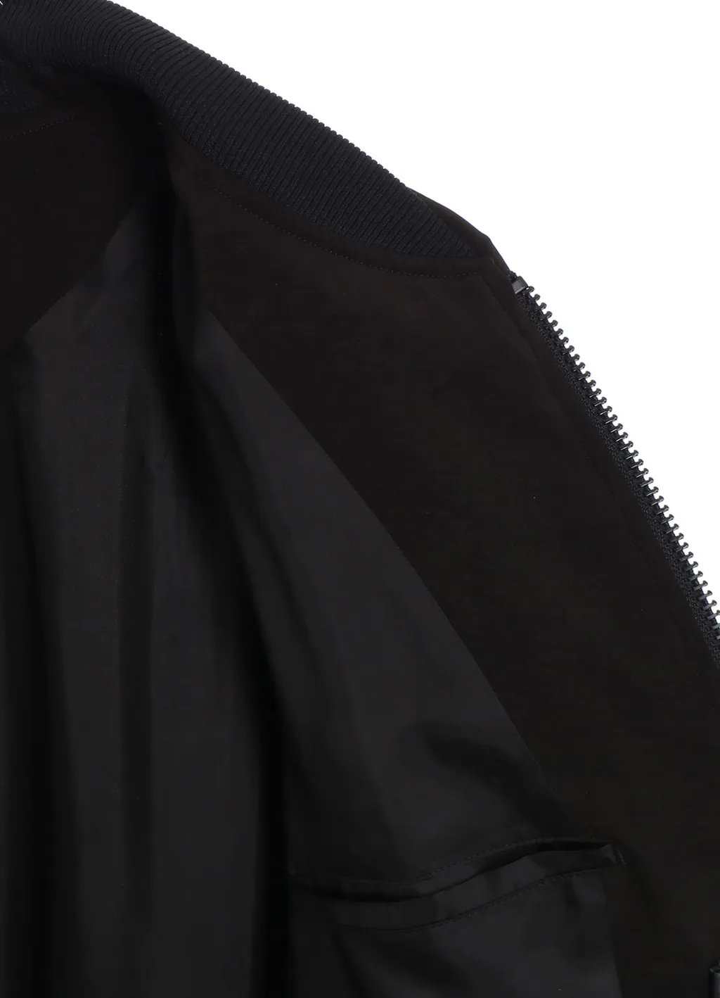 Crepe De Chine Bomber Jacket