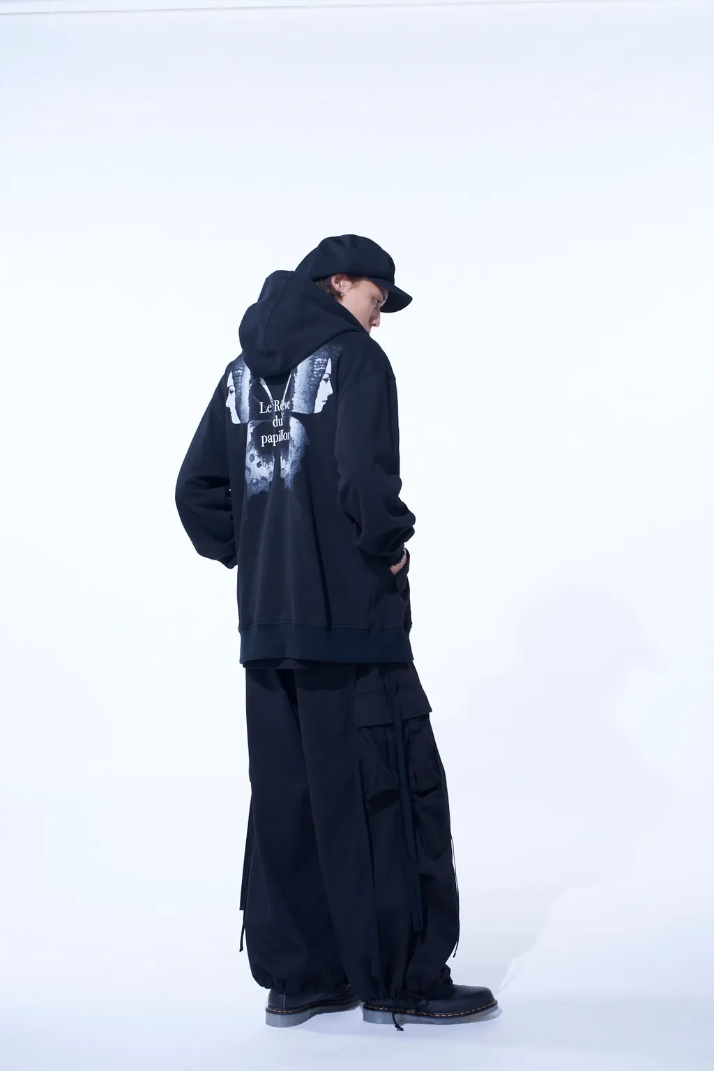 S'yte X Koichi Iyoda Artwork Printed Zip-Up Hoodie -Gemini-
