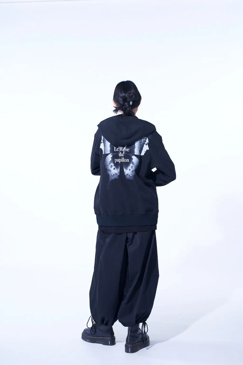S'yte X Koichi Iyoda Artwork Printed Zip-Up Hoodie -Gemini-