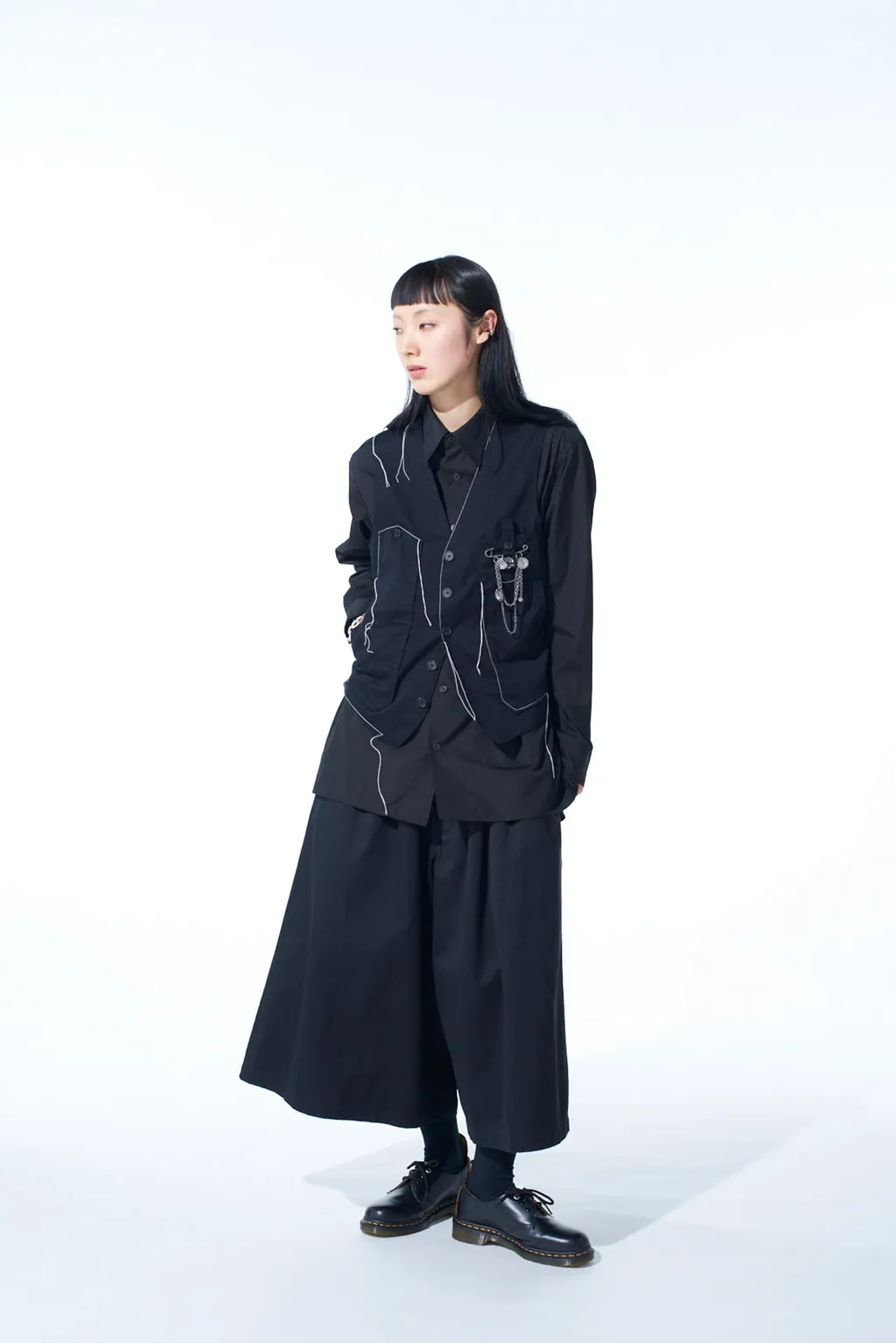 Cotton Twill Color Stitching Work Vest