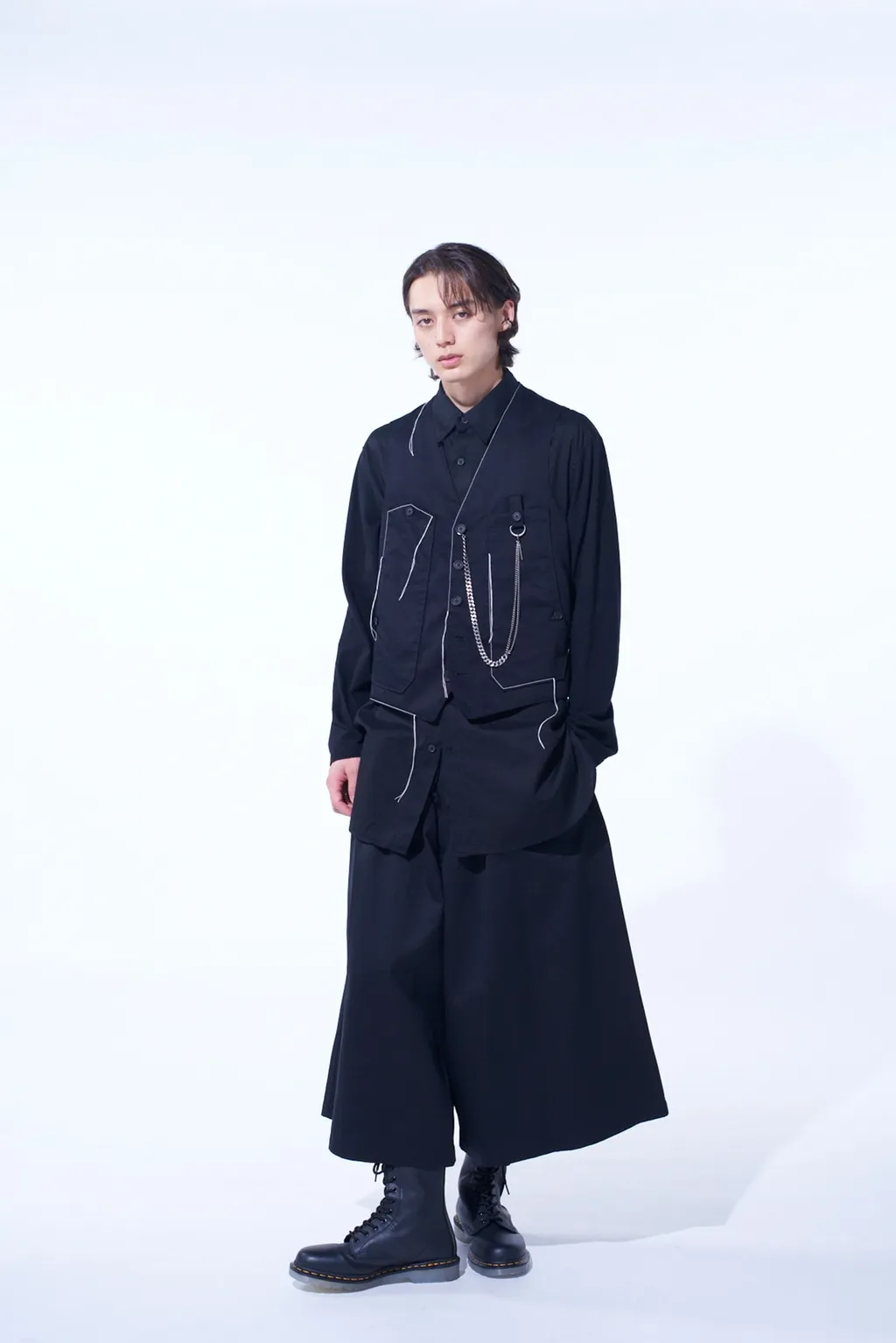Cotton Twill Color Stitching Work Vest