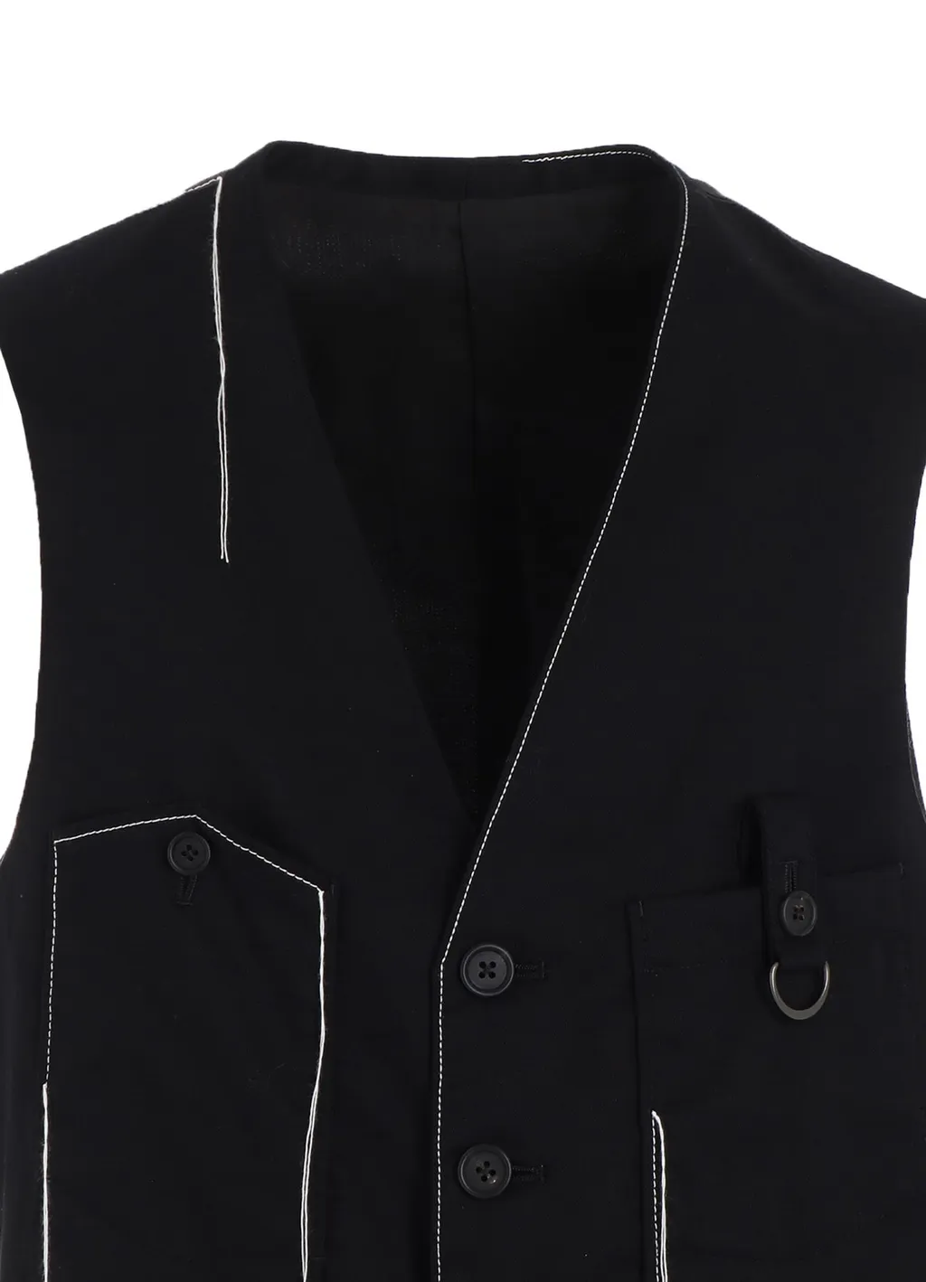 Cotton Twill Color Stitching Work Vest