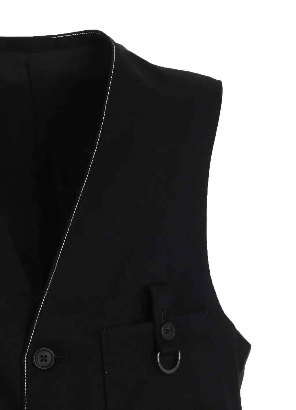 Cotton Twill Color Stitching Work Vest