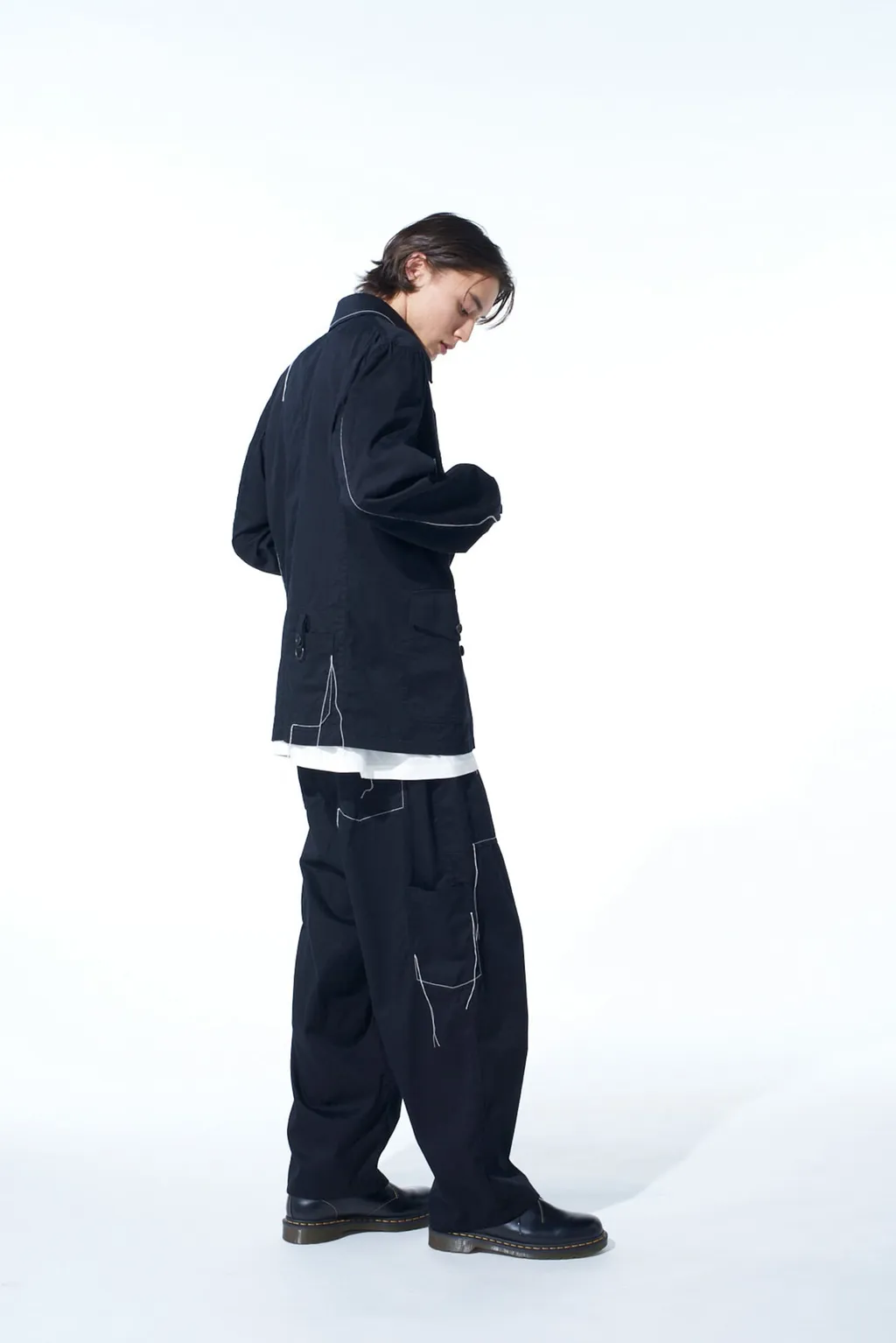 Cotton Twill Color Stitching Work Pant