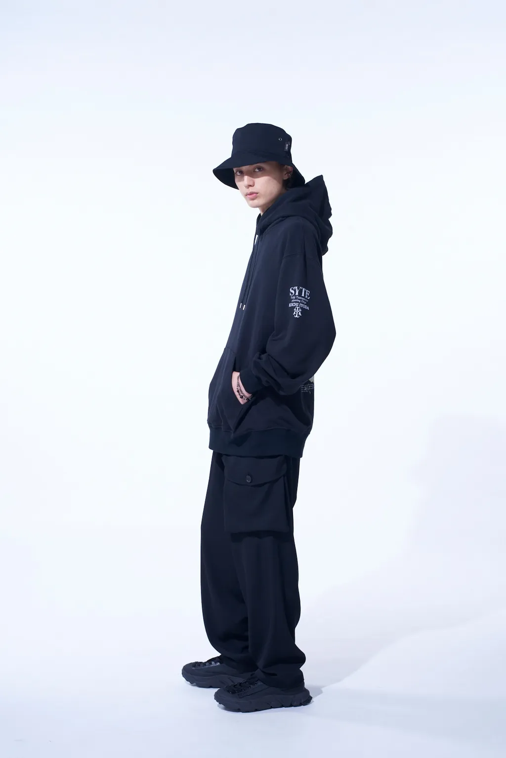 S'yte X Koichi Iyoda Artwork Printed Hoodie -Destroying Angel-