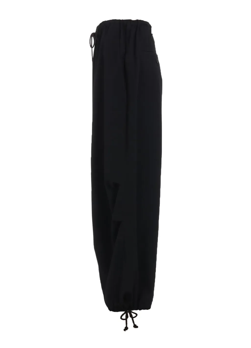 Washer Wool Gabardine Knee Tuck Military Pants