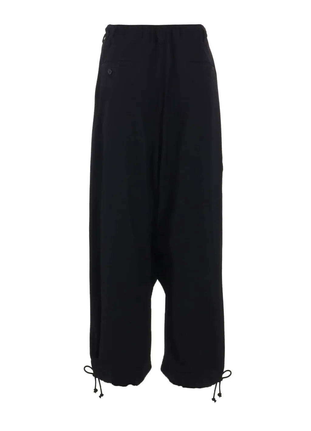 Washer Wool Gabardine Knee Tuck Military Pants