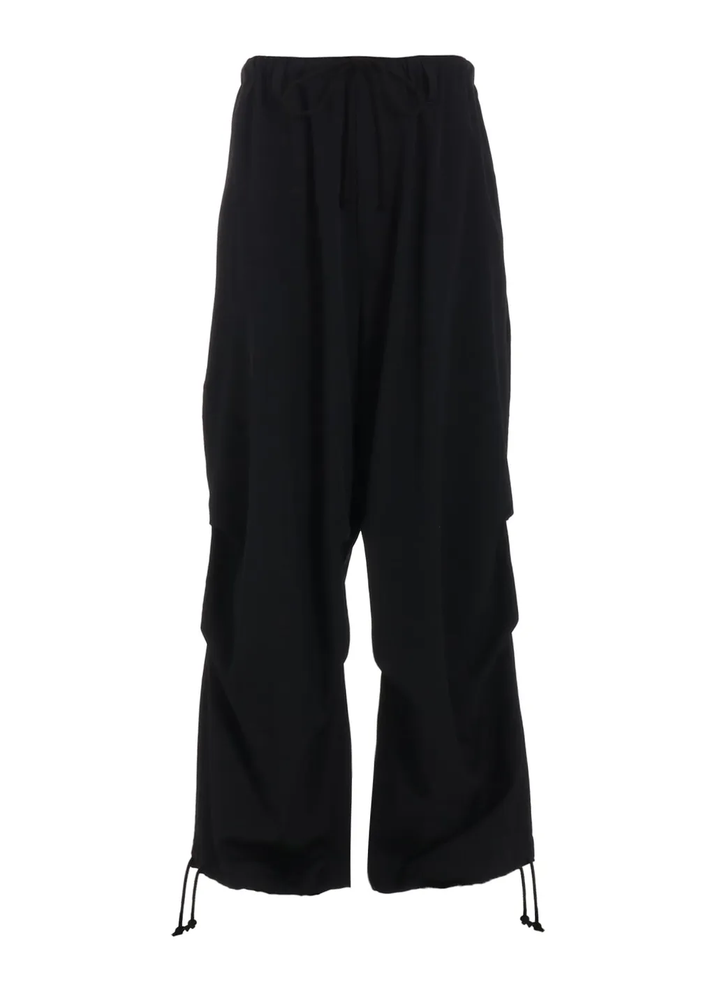 Washer Wool Gabardine Knee Tuck Military Pants
