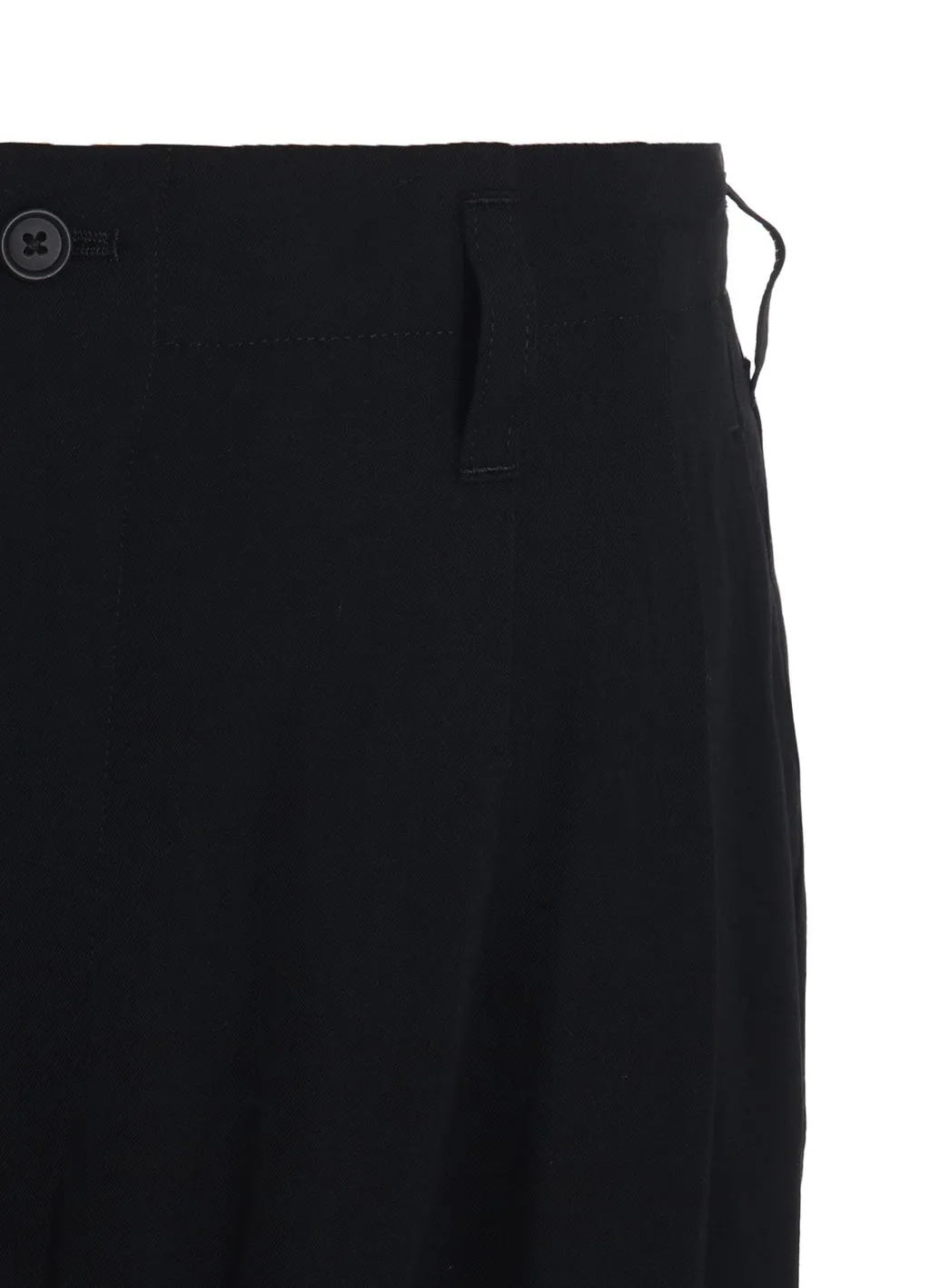 Washer Wool Gabardine Cut-Out Striped Pants