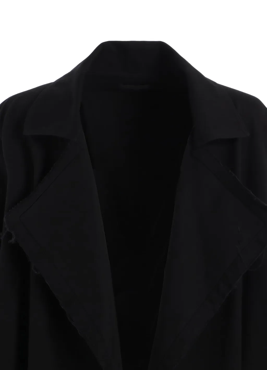 Cotton Drill Cut-Out Drape Coat