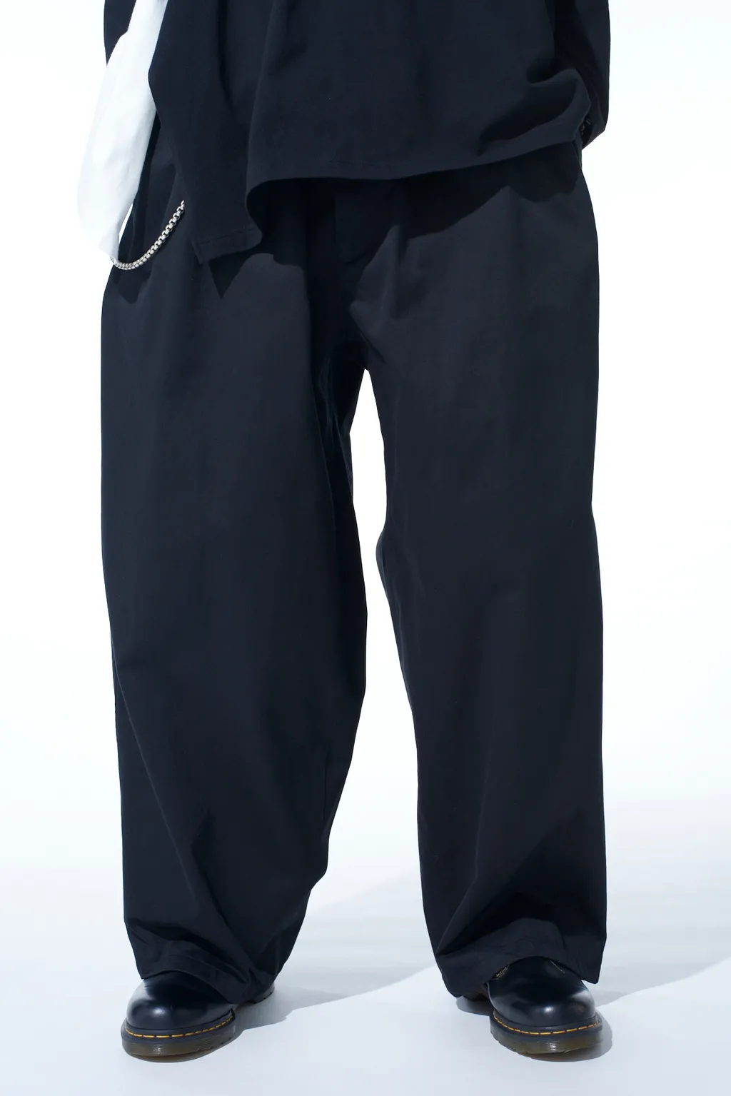 Wepon Cloth Waist-String Wide Pants