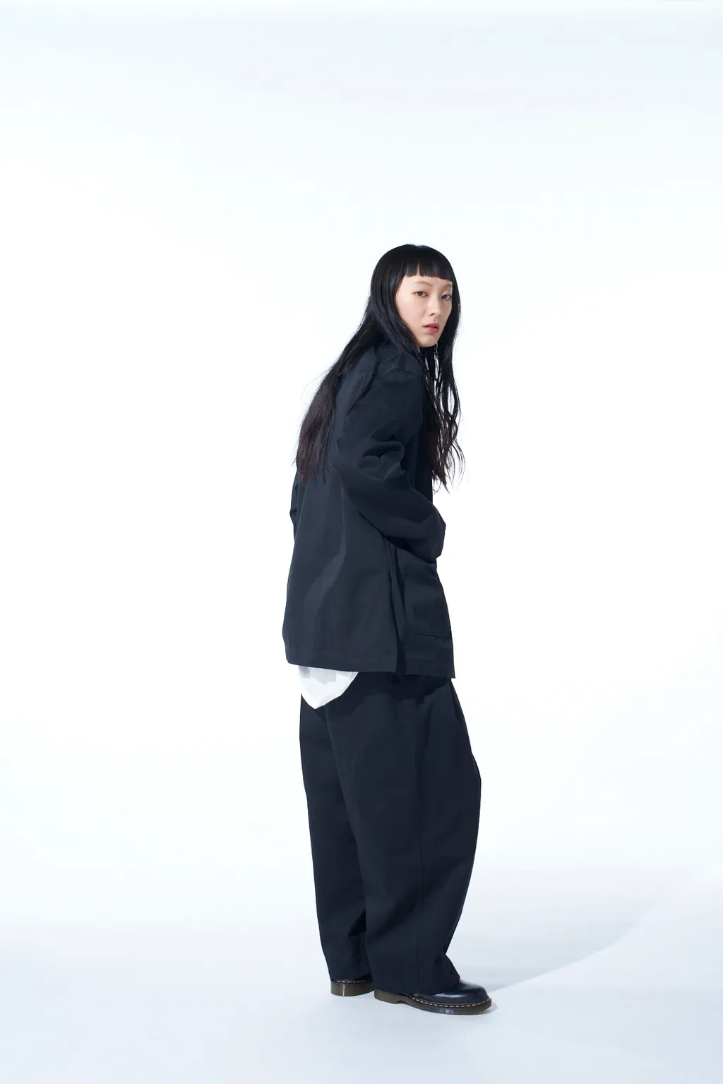Wepon Cloth Waist-String Wide Pants
