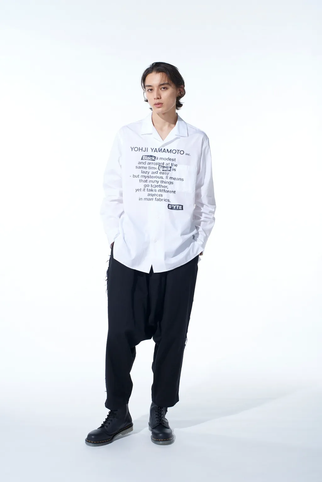 Cotton Drill Cut-Out Sarouel Pants