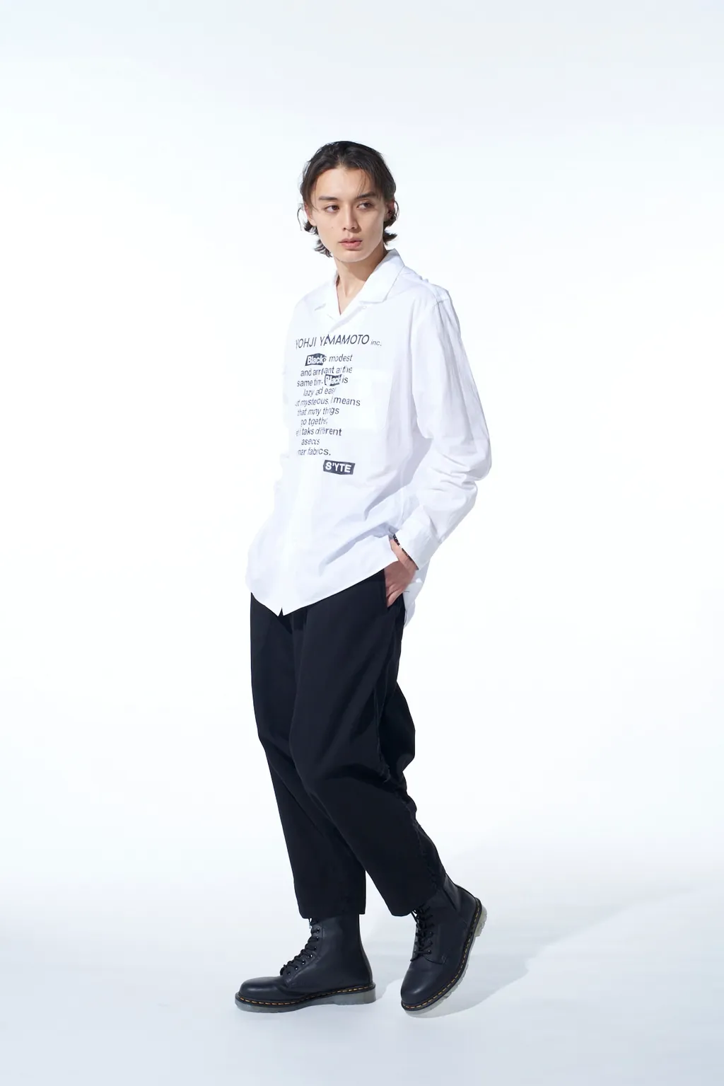 Cotton Drill Cut-Out Sarouel Pants