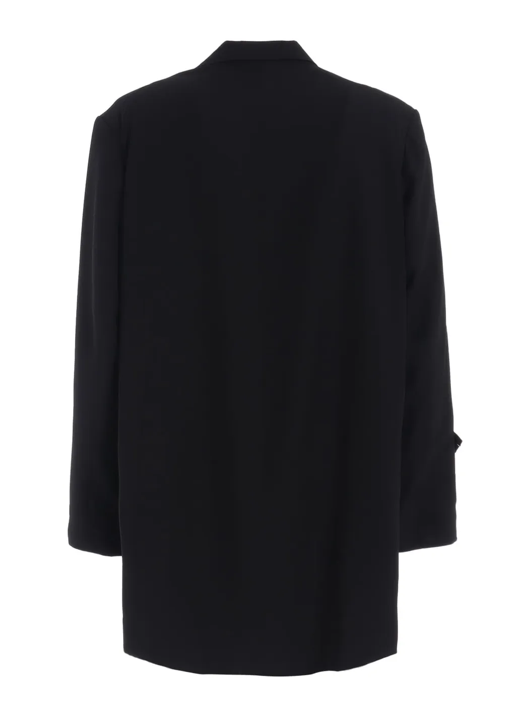 Pe/Gabardine Zipper-Taped Long Jacket