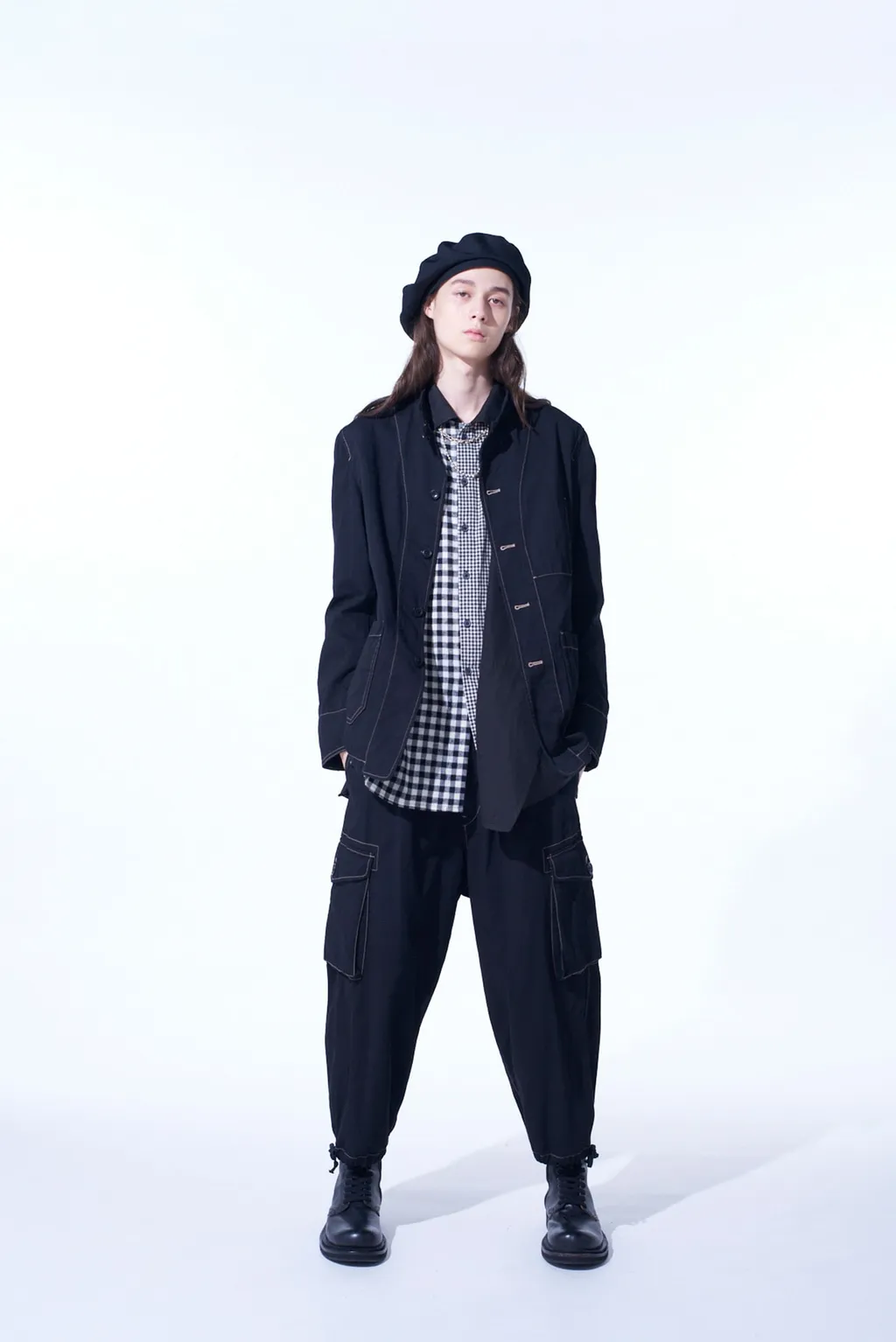 Cotton Twill Garment Dyed Stand Collar Jacket