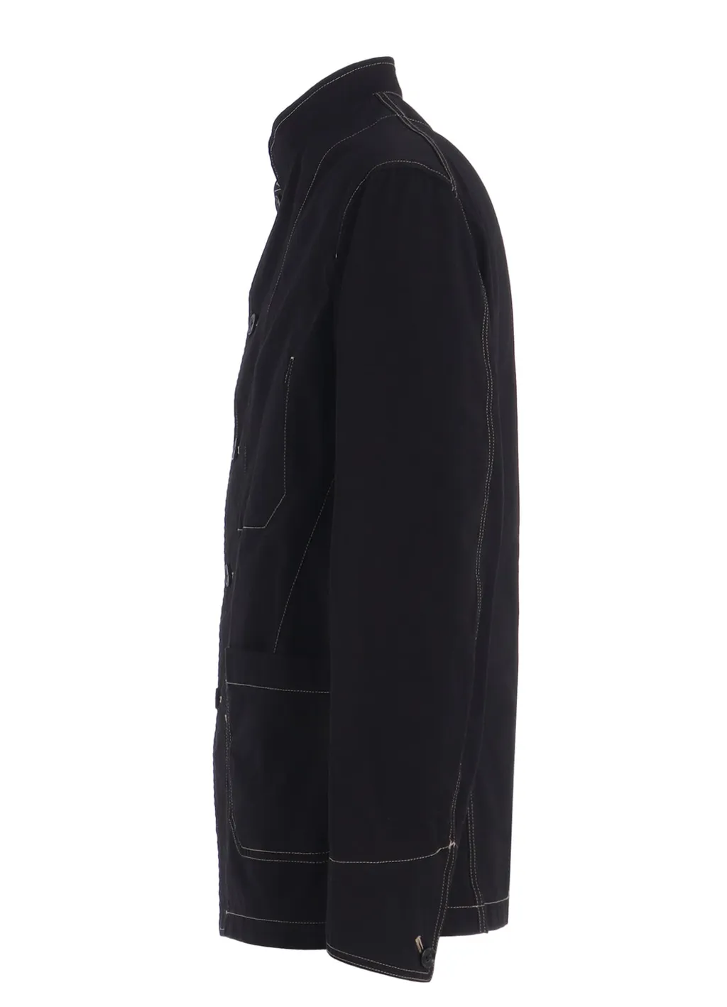 Cotton Twill Garment Dyed Stand Collar Jacket