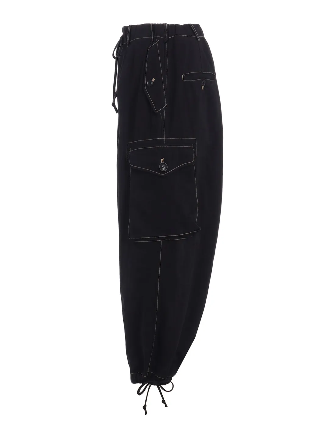 Cotton Twill Garment Dyed Balloon Cargo Pants