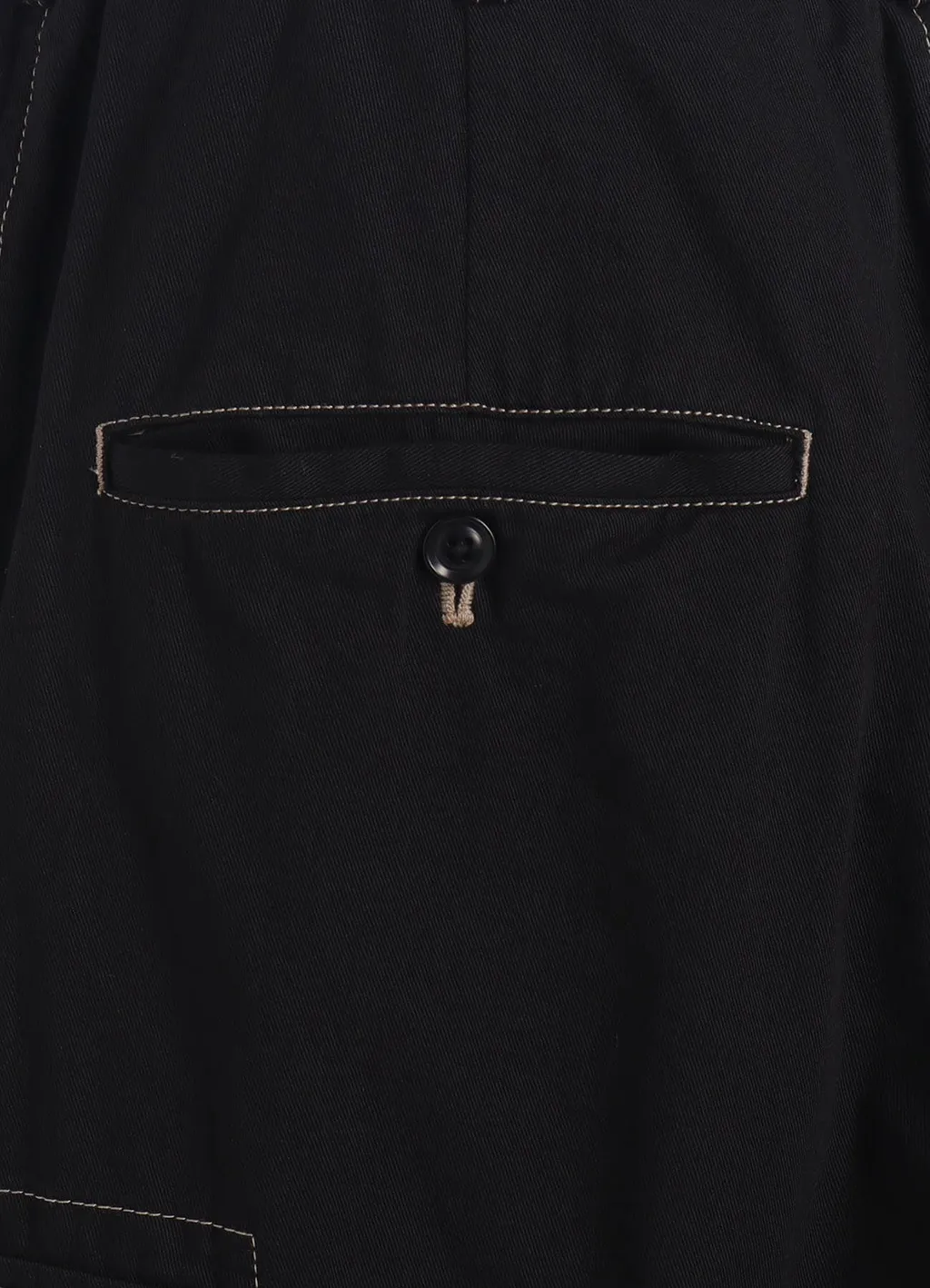 Cotton Twill Garment Dyed Balloon Cargo Pants