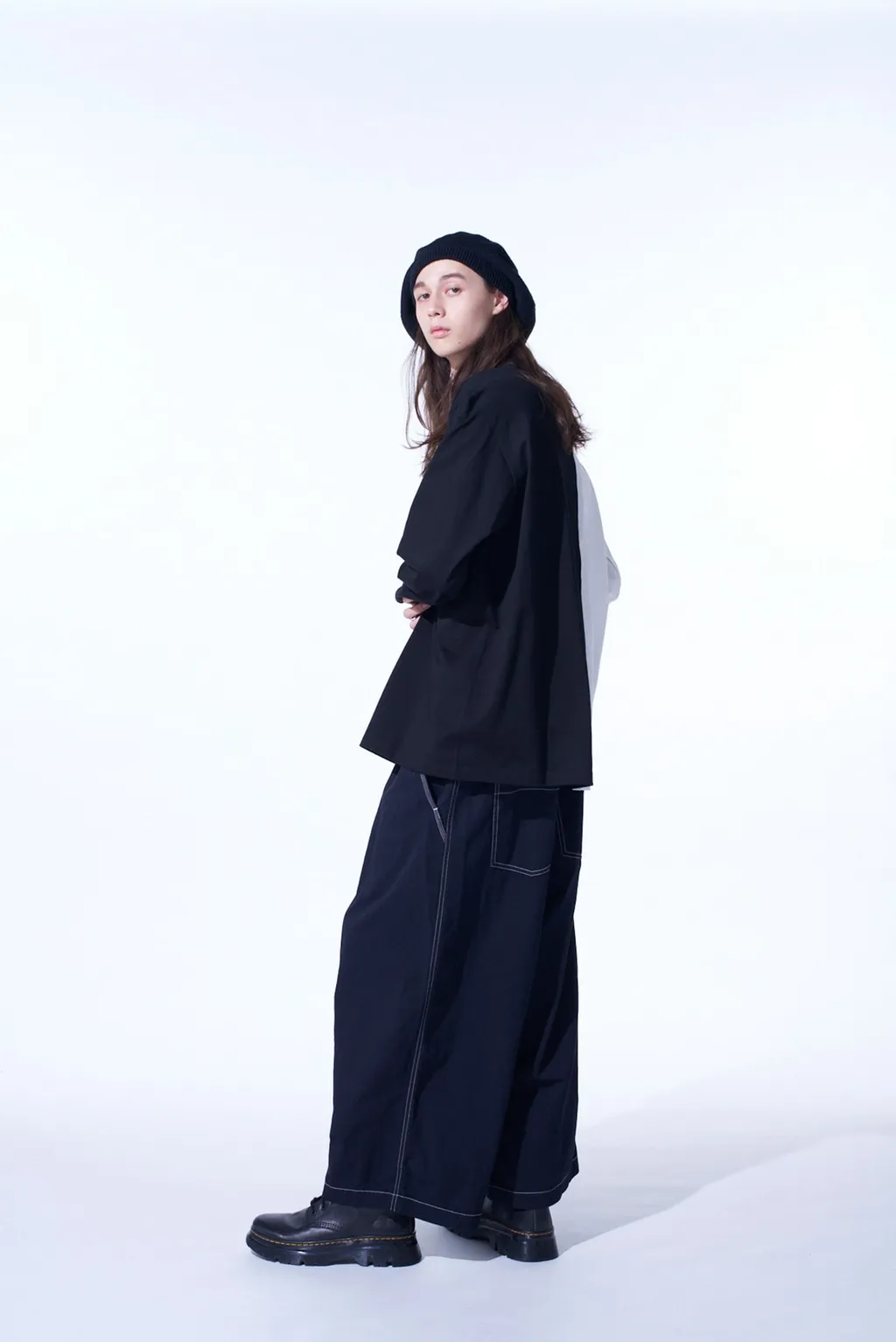 Cotton Twill Garment Dyed Suspender Pants
