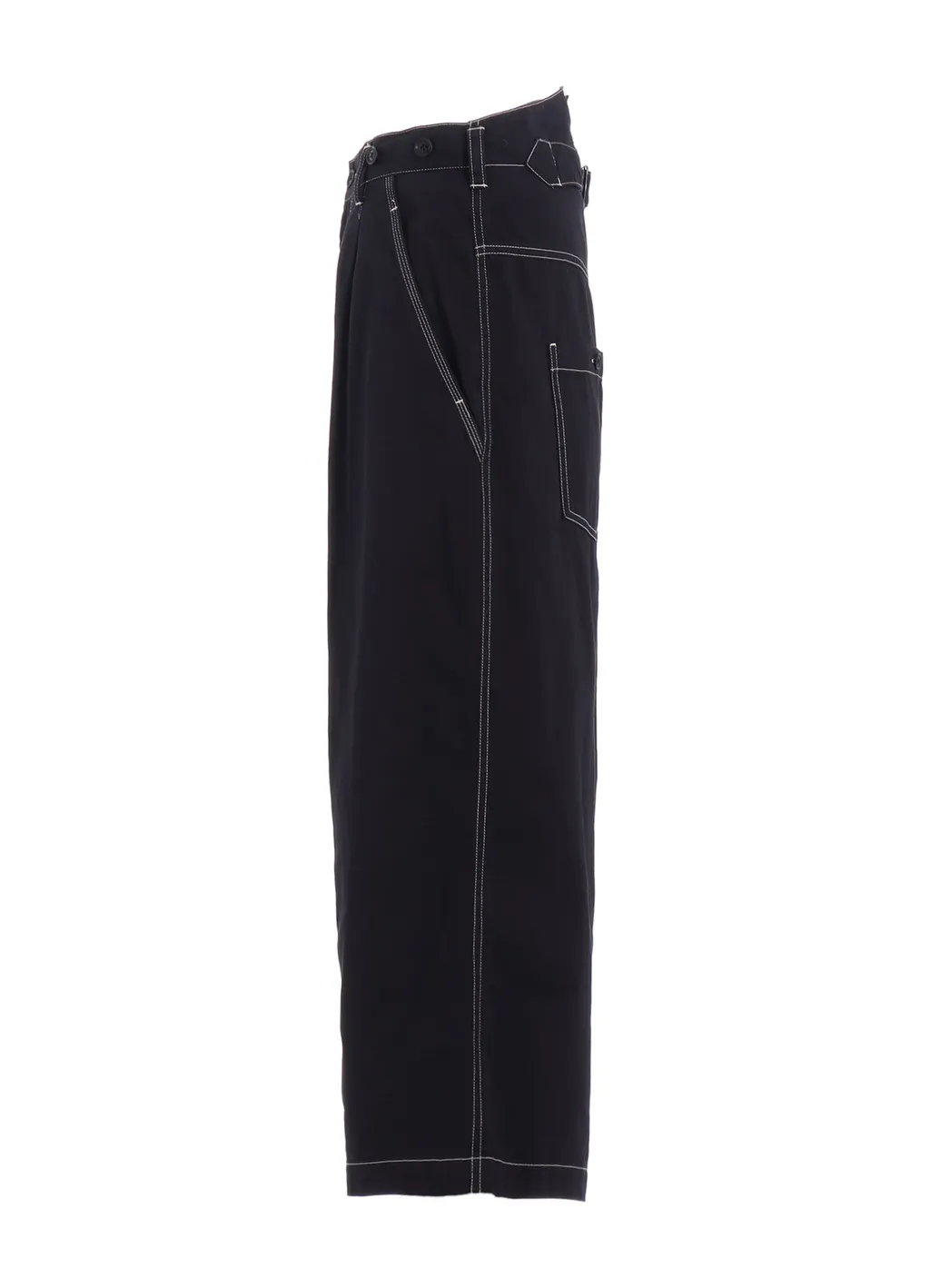Cotton Twill Garment Dyed Suspender Pants