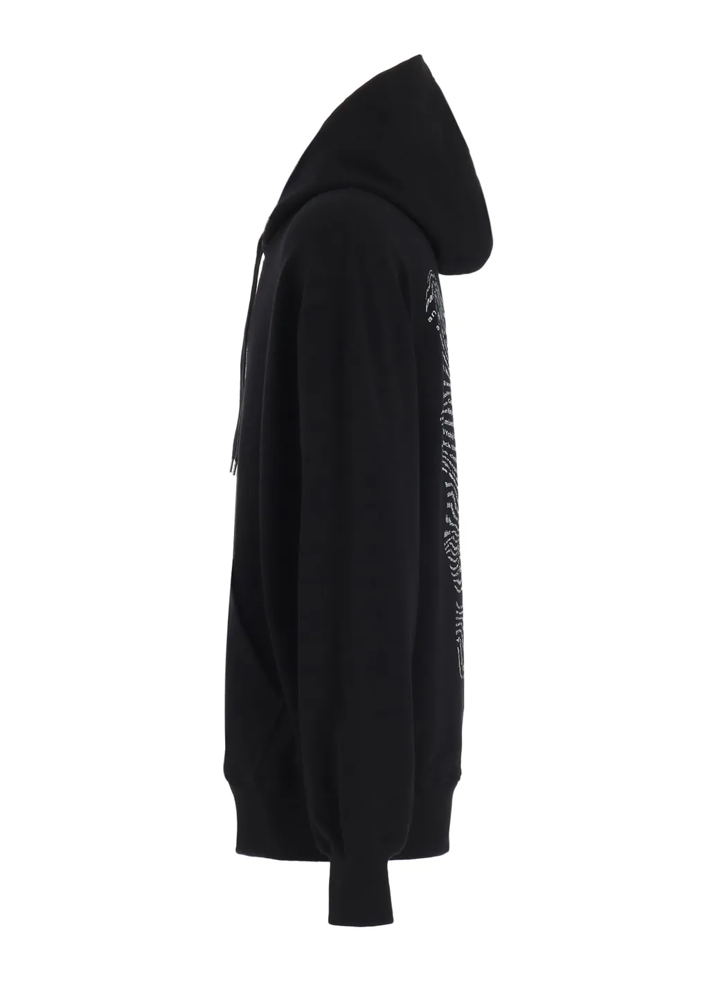 Graphic Hoodie White Flower