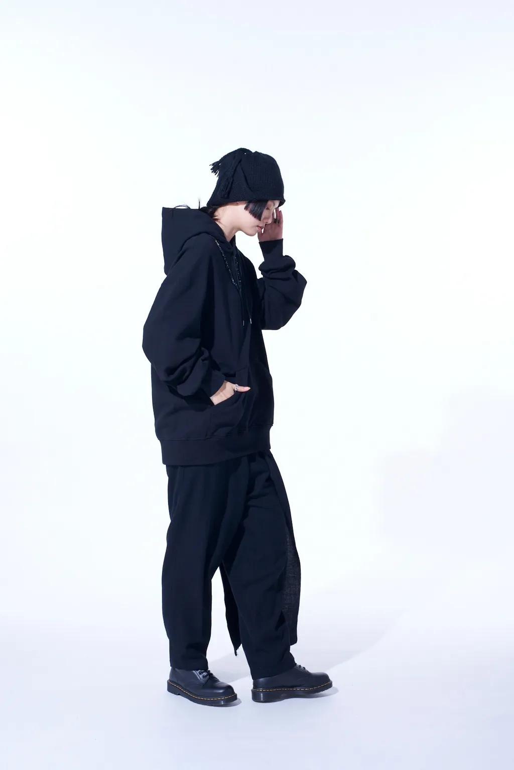 Yy Message Collage Red Graphic Hoodie