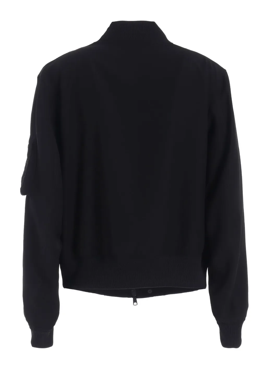 Pe/Gabardine Zipper-Taped Bomber Jacket