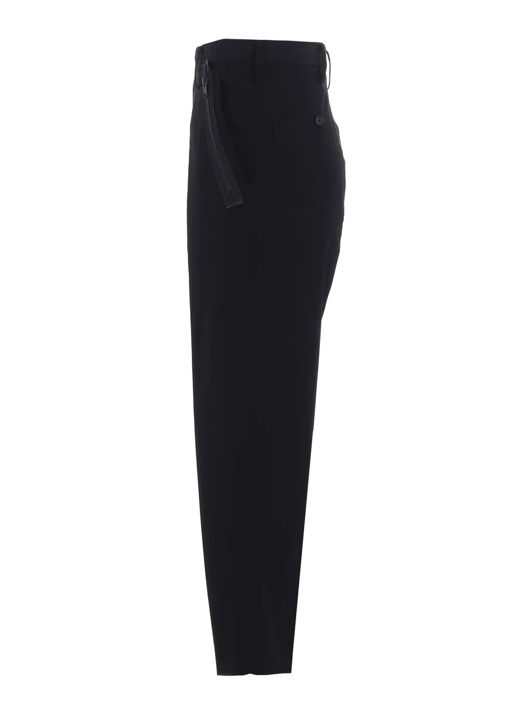 Pe/Gabardine Zipper-Taped Slim Pants