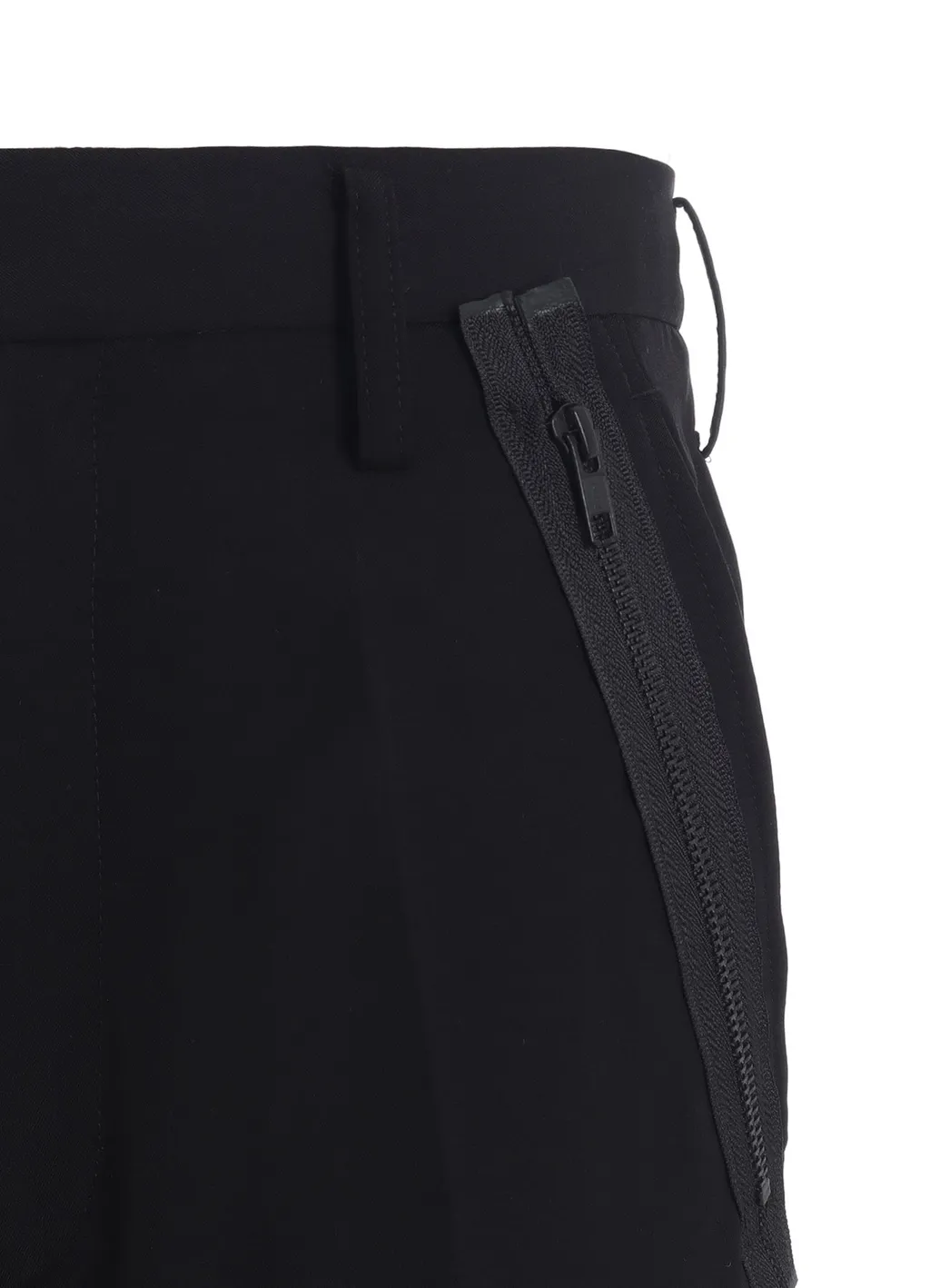 Pe/Gabardine Zipper-Taped Slim Pants