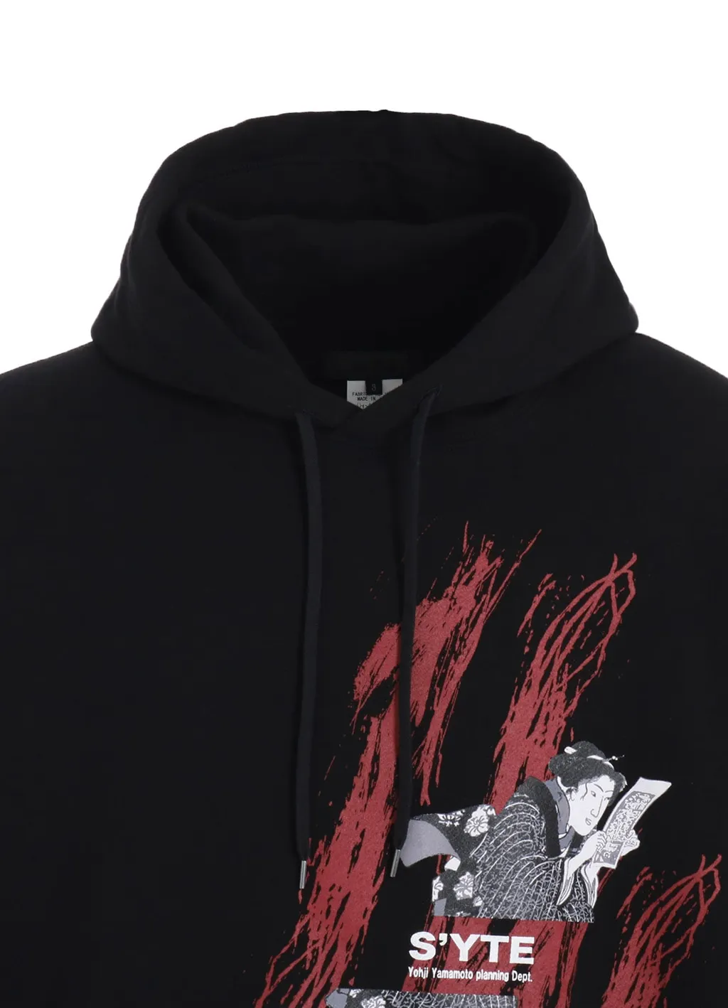 Ukiyo-E Graphic Hoodie Cat And Woman