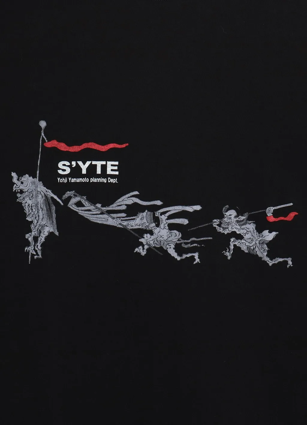 Graphic Long-Sleeved T-Shirt Three Demons