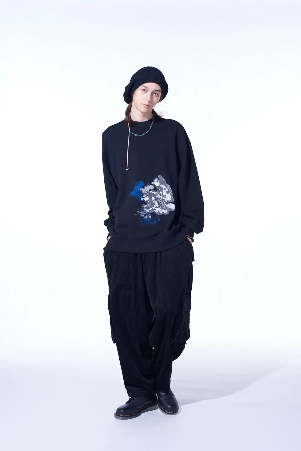 Ukiyo-E Graphic Pullover Women