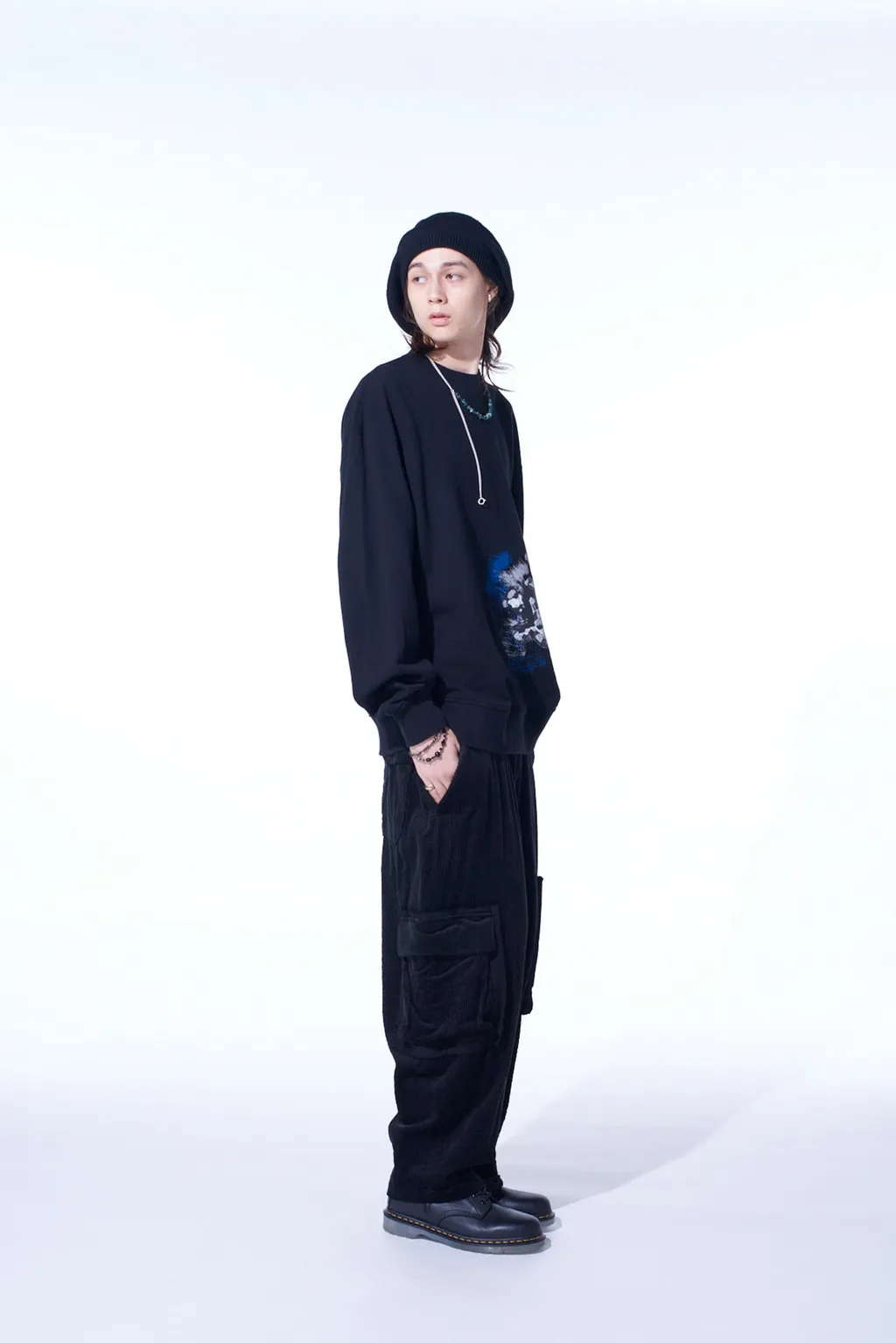 Ukiyo-E Graphic Pullover Women