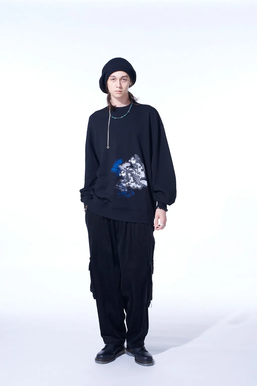 Ukiyo-E Graphic Pullover Women