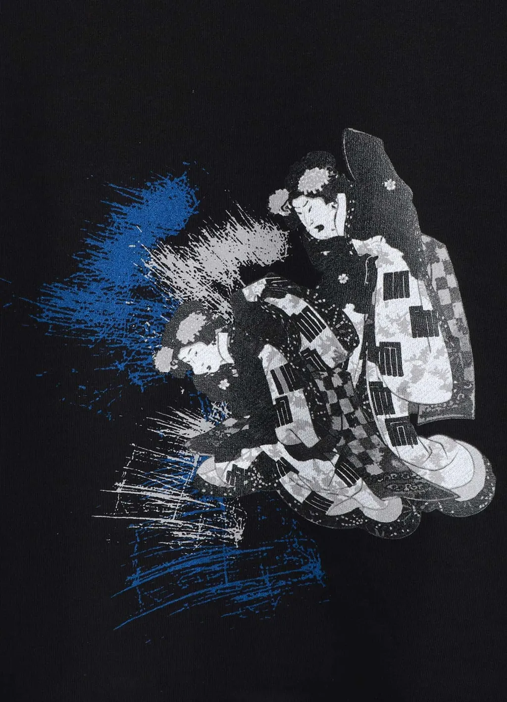 Ukiyo-E Graphic Pullover Women