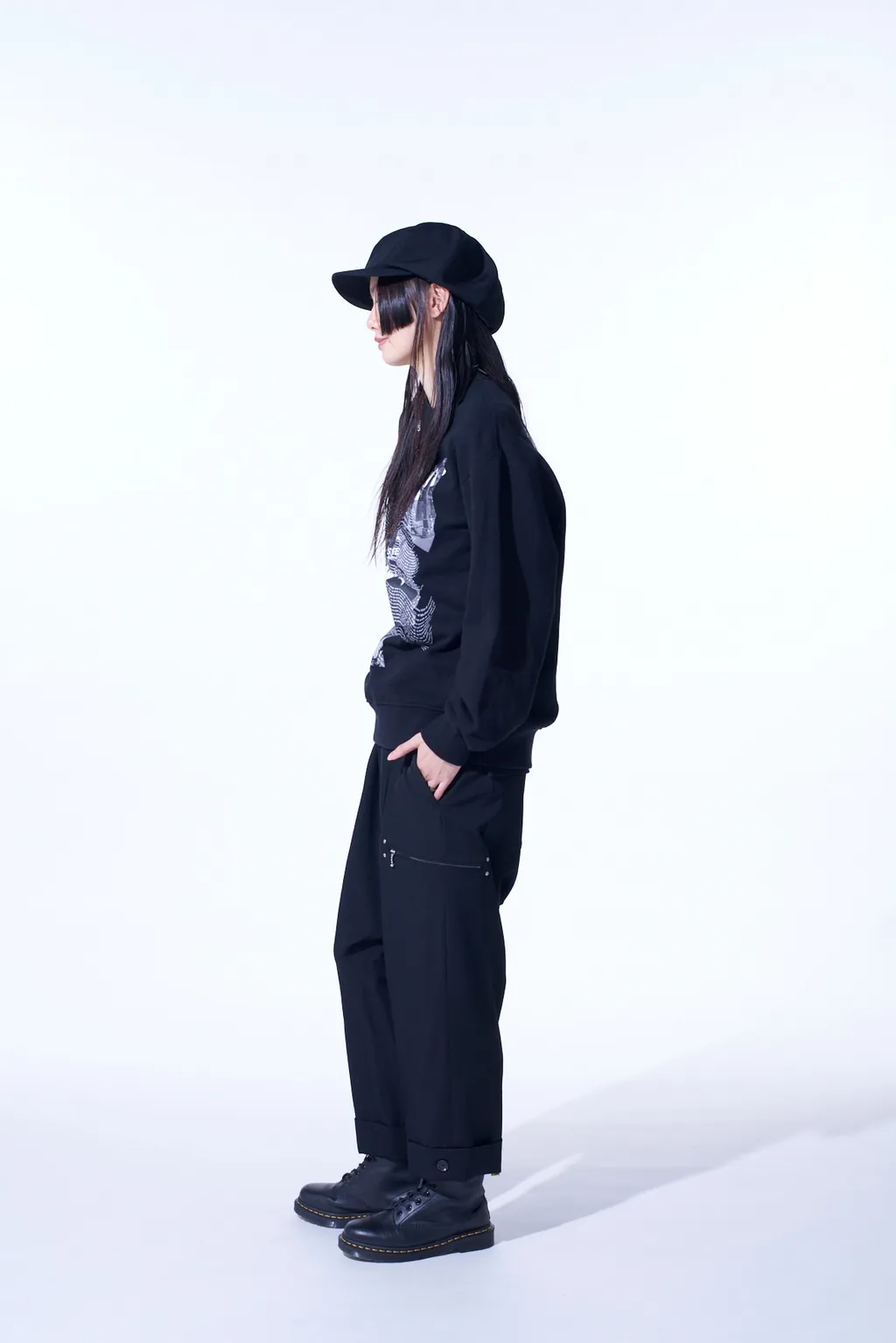 Yy Message Collage Graphic Pullover