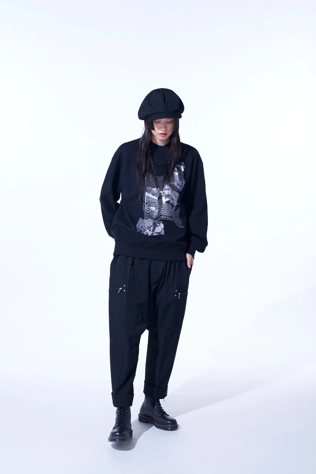 Yy Message Collage Graphic Pullover