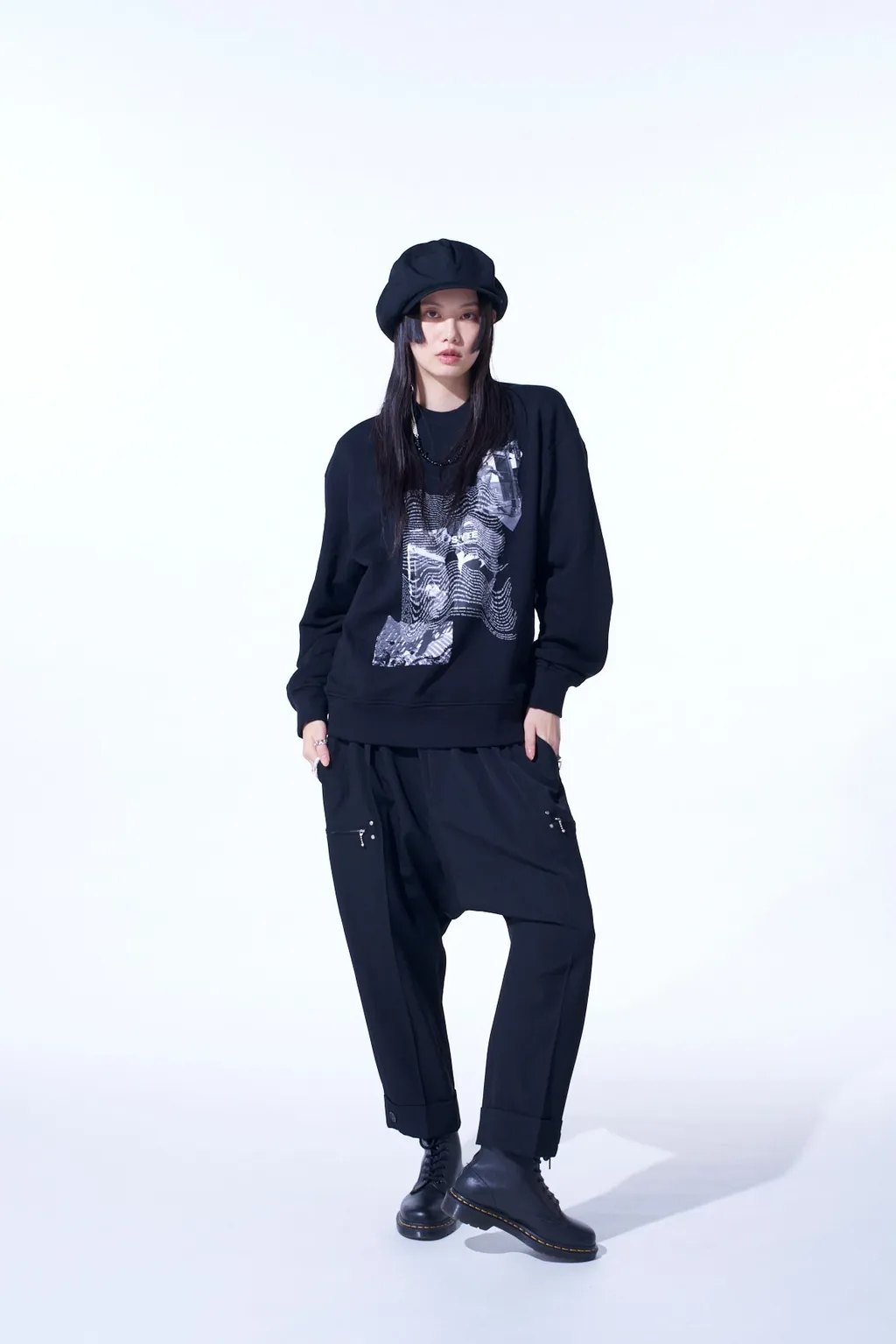 Yy Message Collage Graphic Pullover