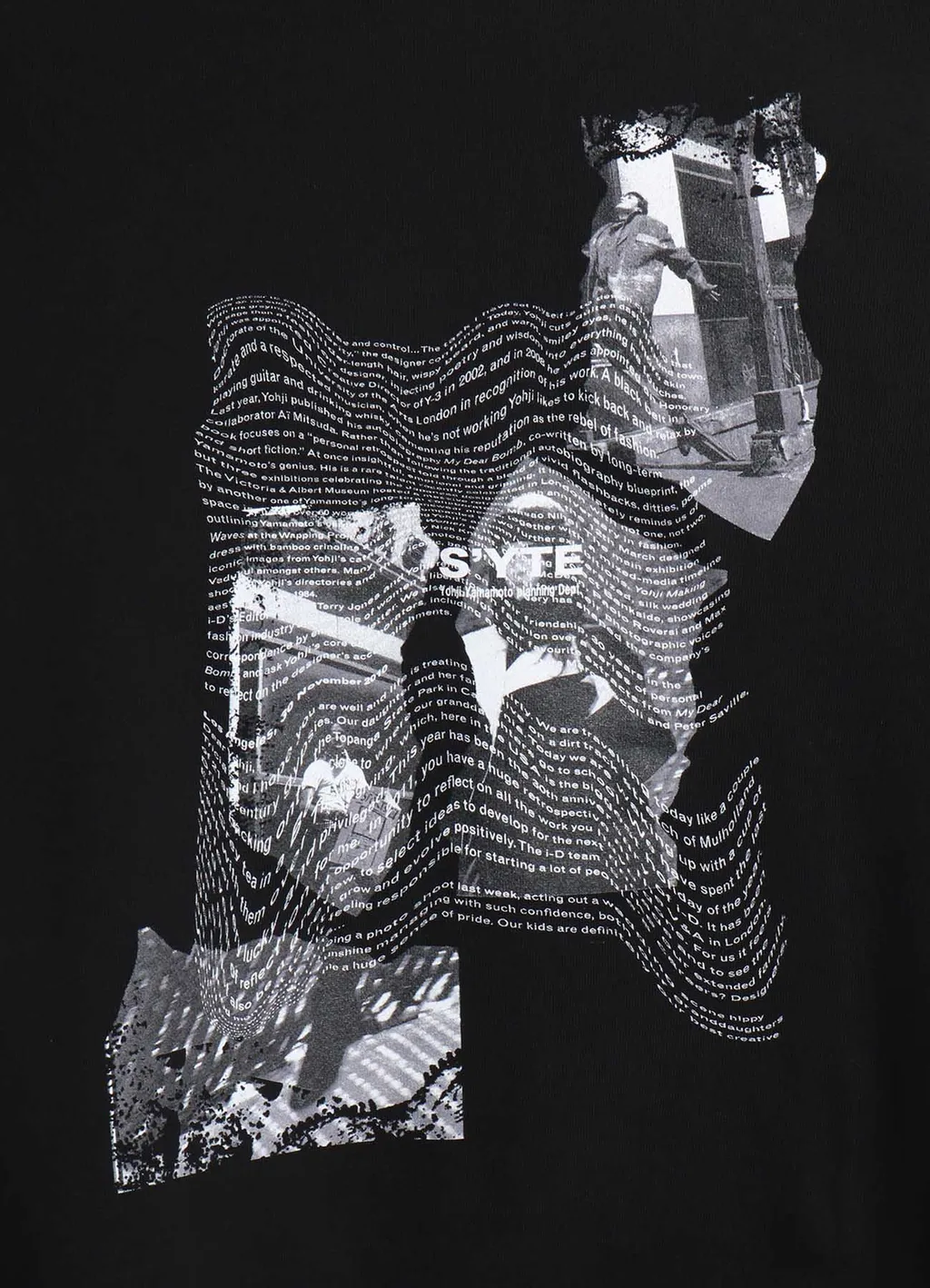 Yy Message Collage Graphic Pullover