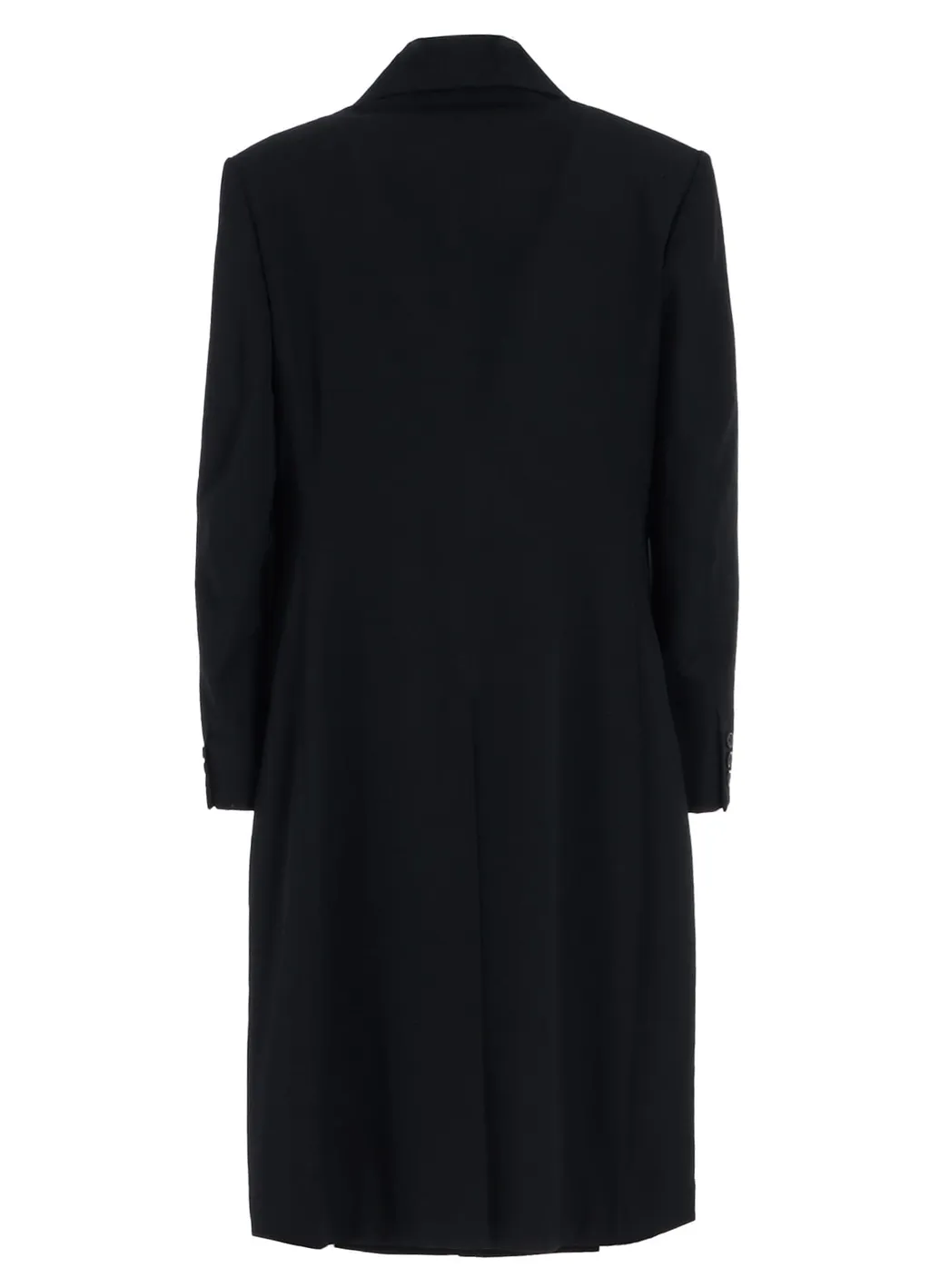 Washer Wool Gabardine Slim Long Jacket