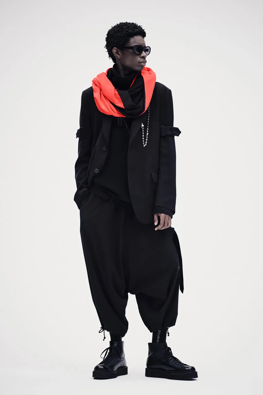 Pe/Gabardine Belted Bandage Jacket