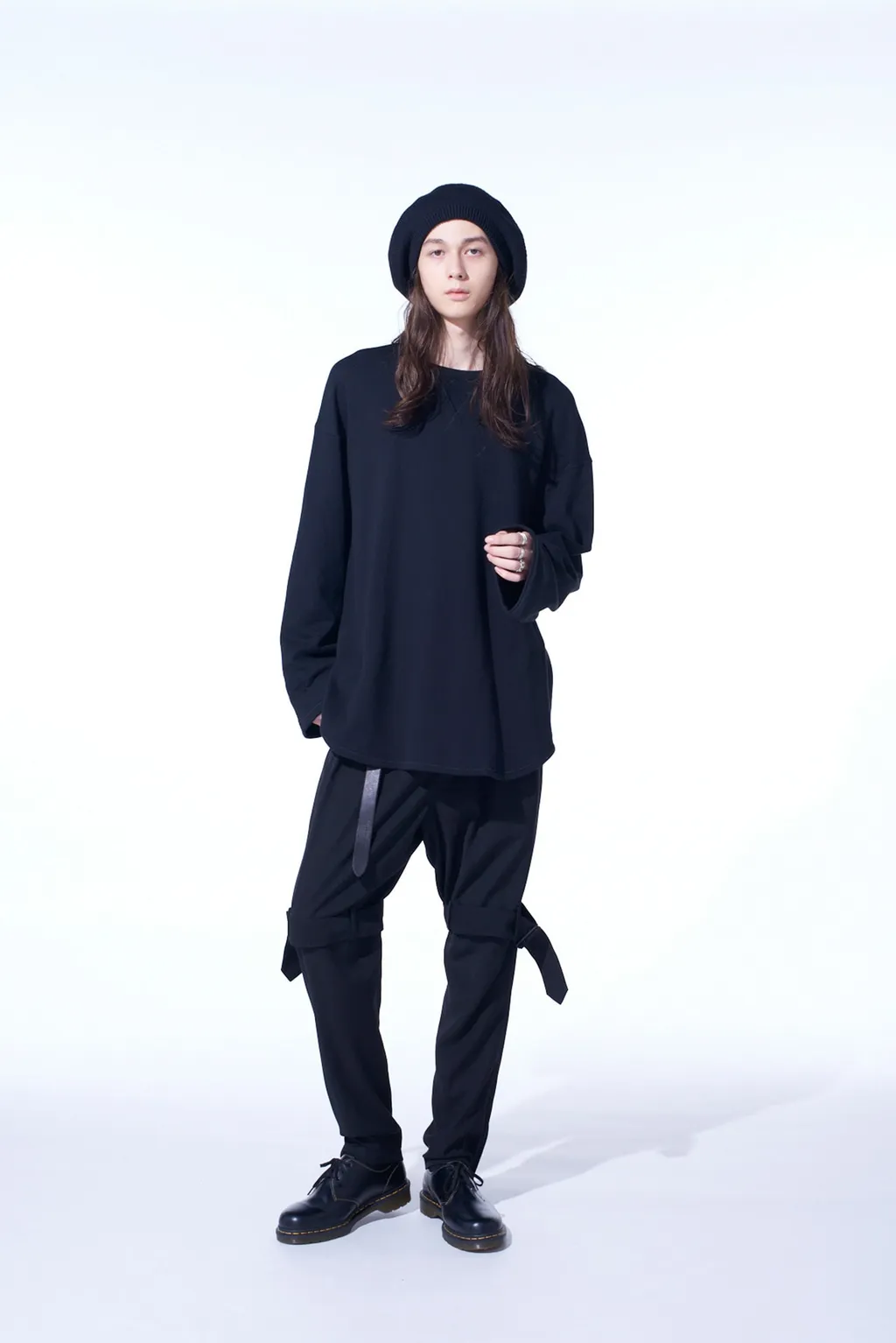 Pe/Gabardine Belted Bandage Pants