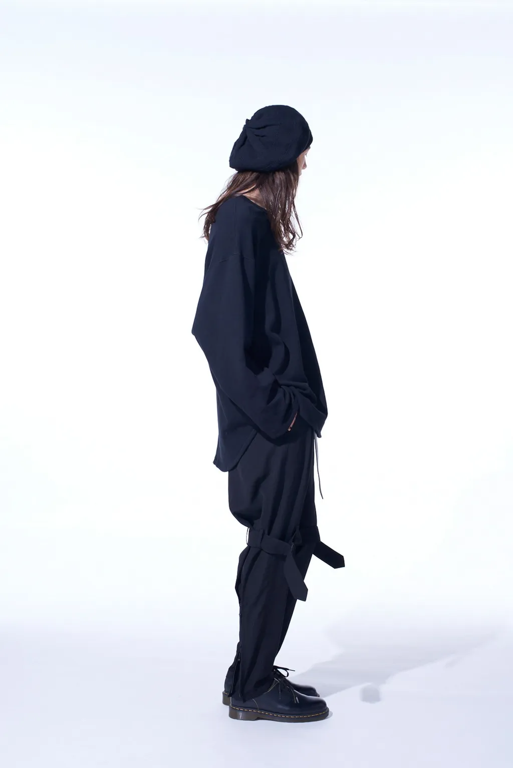 Pe/Gabardine Belted Bandage Pants